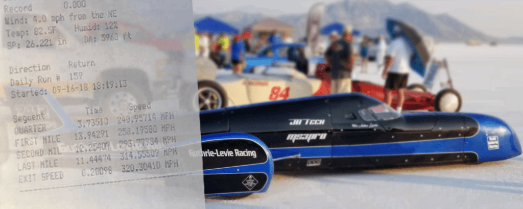 Guthrie-Levie Racing: Sets 320mph Record with MS3Pro ULTIMATE