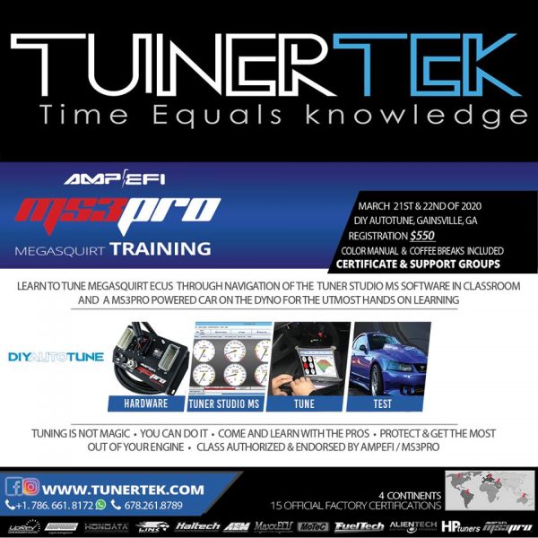 TunerTek Tuning Class at DIYAutoTune - March 21 & 22