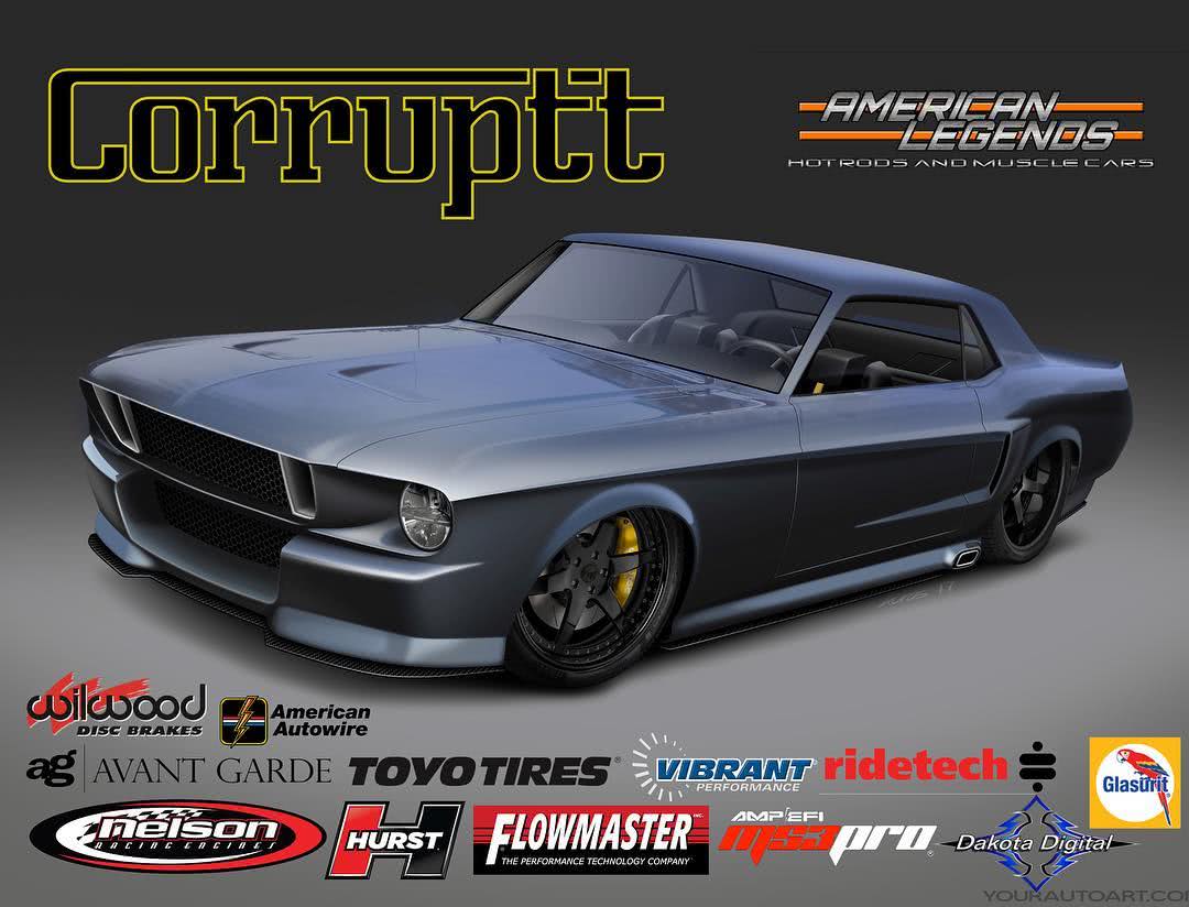The Corruptt Mustang: Twin-Turbo Ferrari-Powered 1968 Mustang Running MS3Pro EVO