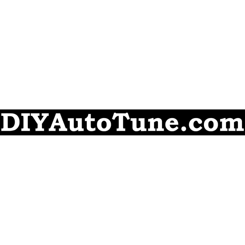 DIYAutoTune 14″ White Vinyl Logo Decal
