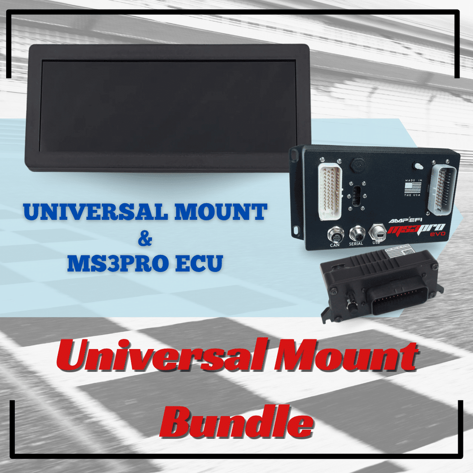 Universal Mount Dash & ECU Bundle