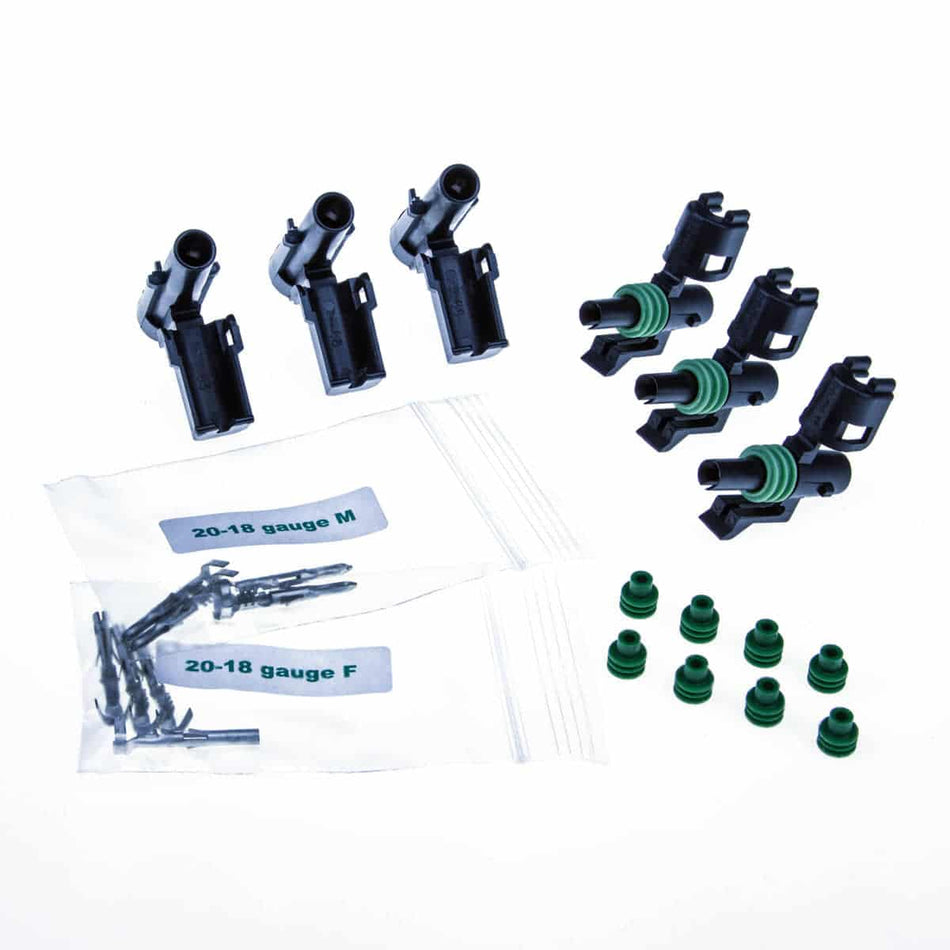 Weather Pack 1 Position - 20-18 Gauge (3) Pack