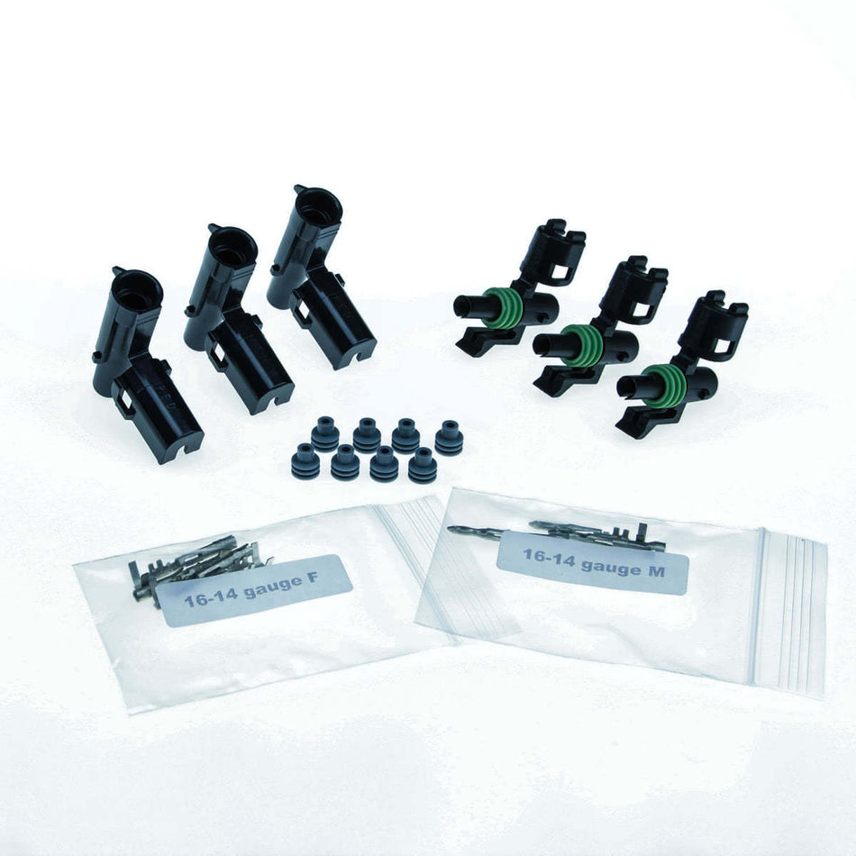 Weather Pack 1 Position - 16-14 Gauge (3) Pack