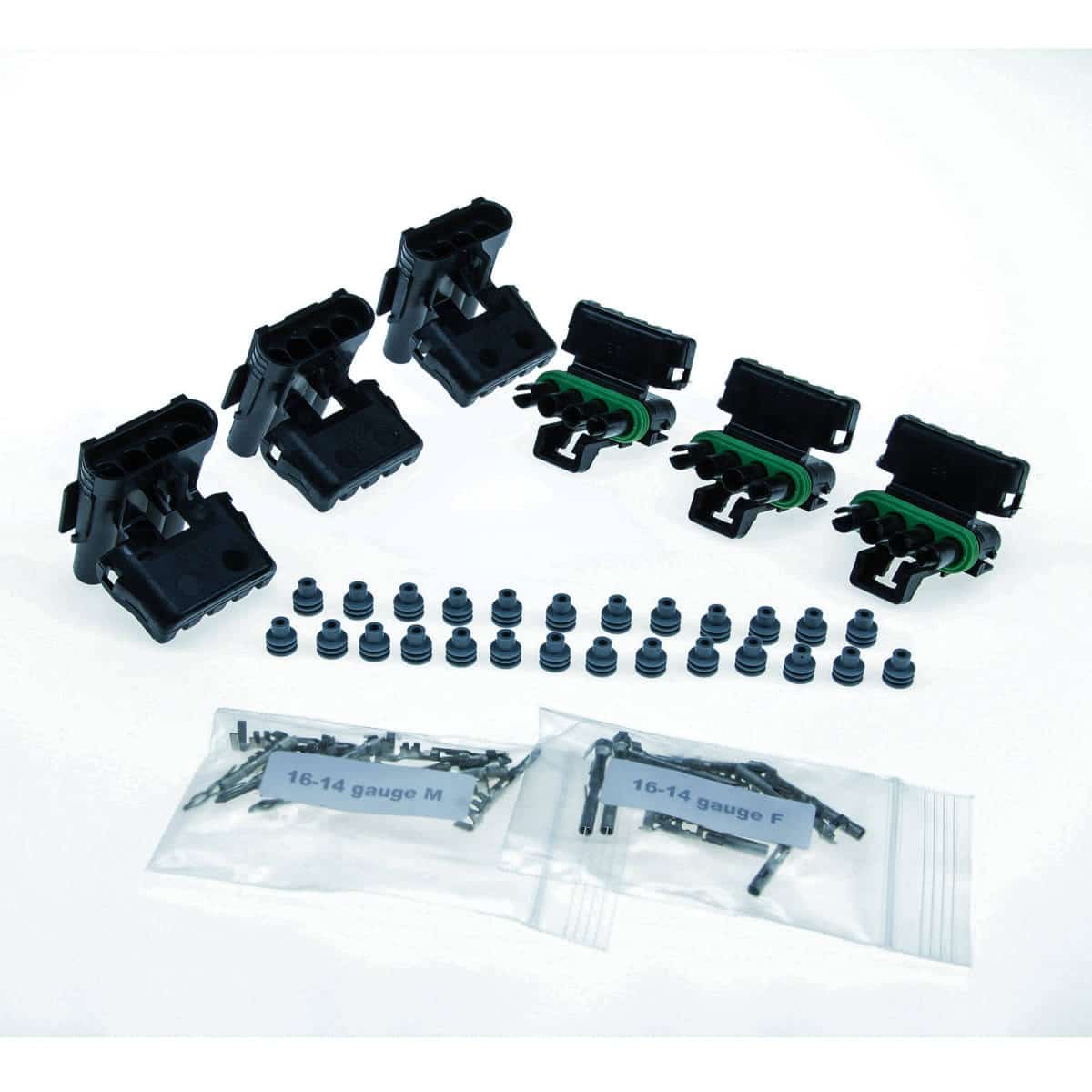 Weather Pack 4 Flat Position - 16-14 Gauge (3) Pack – DIYAutoTune