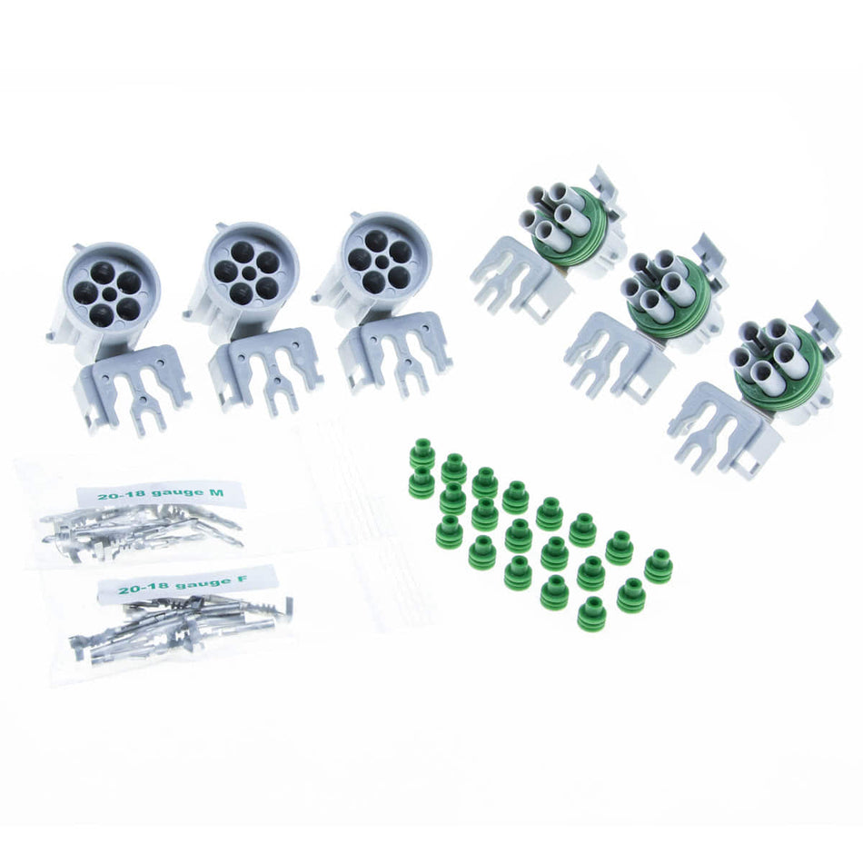 Weather Pack 5 Position - 20-18 Gauge (3) Pack