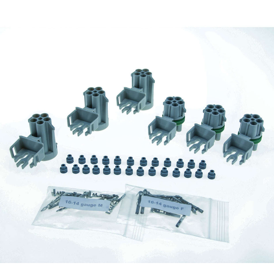 Weather Pack 5 Position - 16-14 Gauge (3) Pack