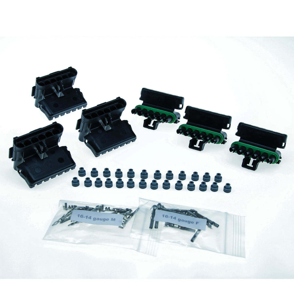 Weather Pack 6 Position - 16-14 Gauge (3) Pack