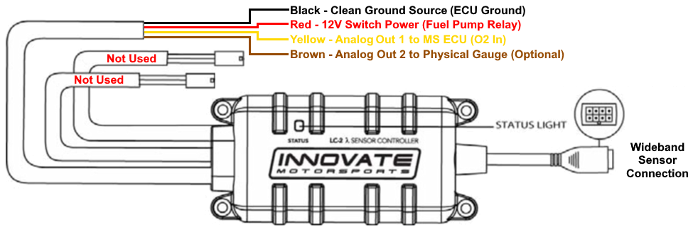 Megasquirt Wideband Installation, MS3Pro Wideband Installation, MS2 Wideband Installation, MS2PNP Wideband Installation, MS3 Wideband Installation,MS3Pro, AMP EFI, DIYAutoTune, Innovate LC-2 Wideband Installation, Innovate LC-2 Wideband