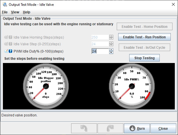 Output Test Mode, MS3Pro, AMP EFI