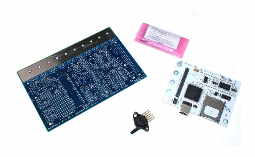 MegaSquirt V3.0 PCB with MS3 Daughtercard and MAP sensor