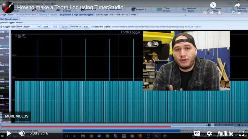 Tooth Logger with Frankie overlaid