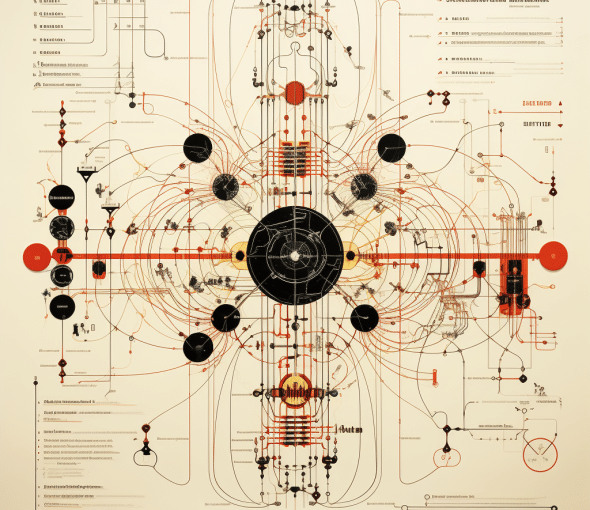 futuristic wiring diagram