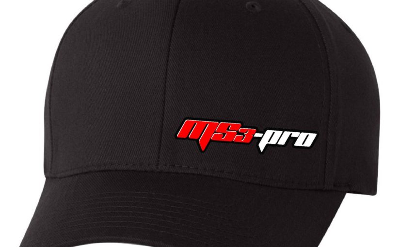 Black MS3Pro fitted hat