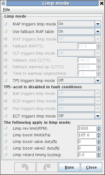 MS3Pro, Failsafe. safeties 